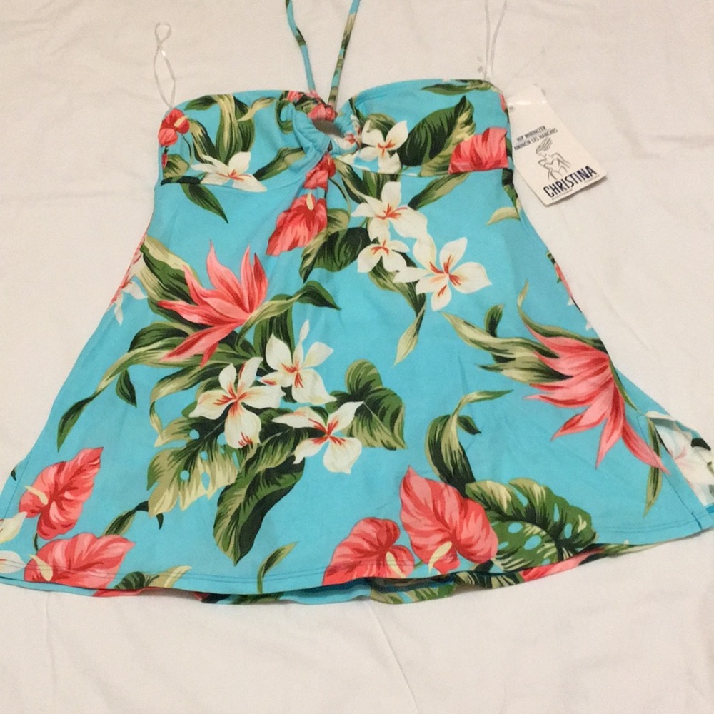 Christina Hip Minimizer Swimsuit Sz 10